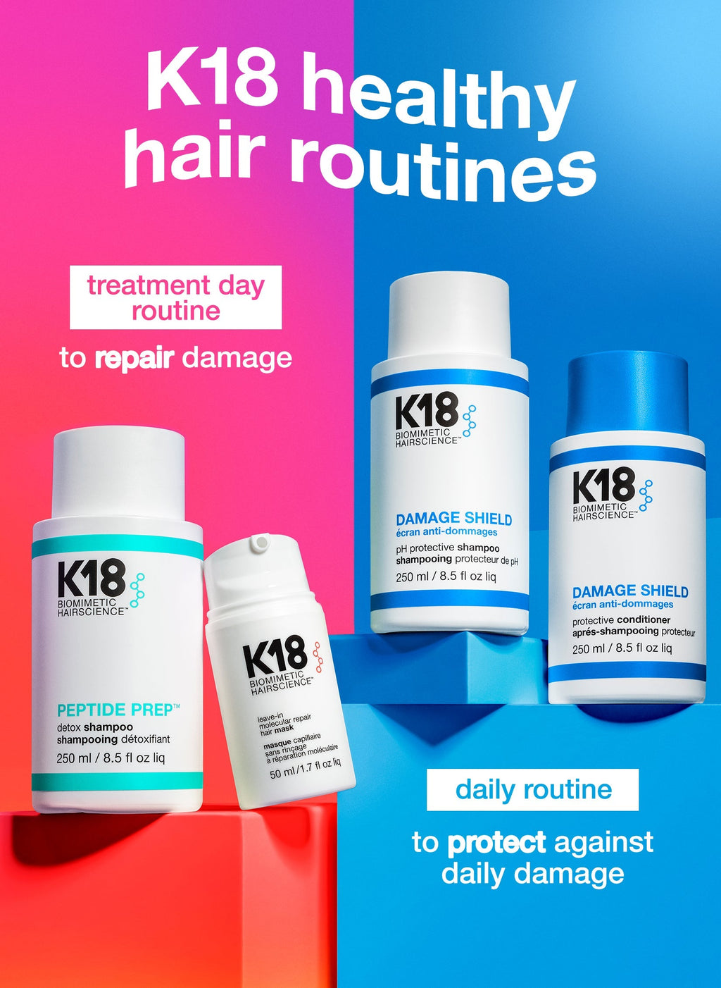 K18 DAMAGE SHIELD PH Protective Shampoo