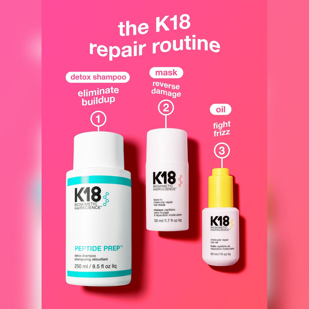K18 x Future Society leave-in molecular hair mask 50ml