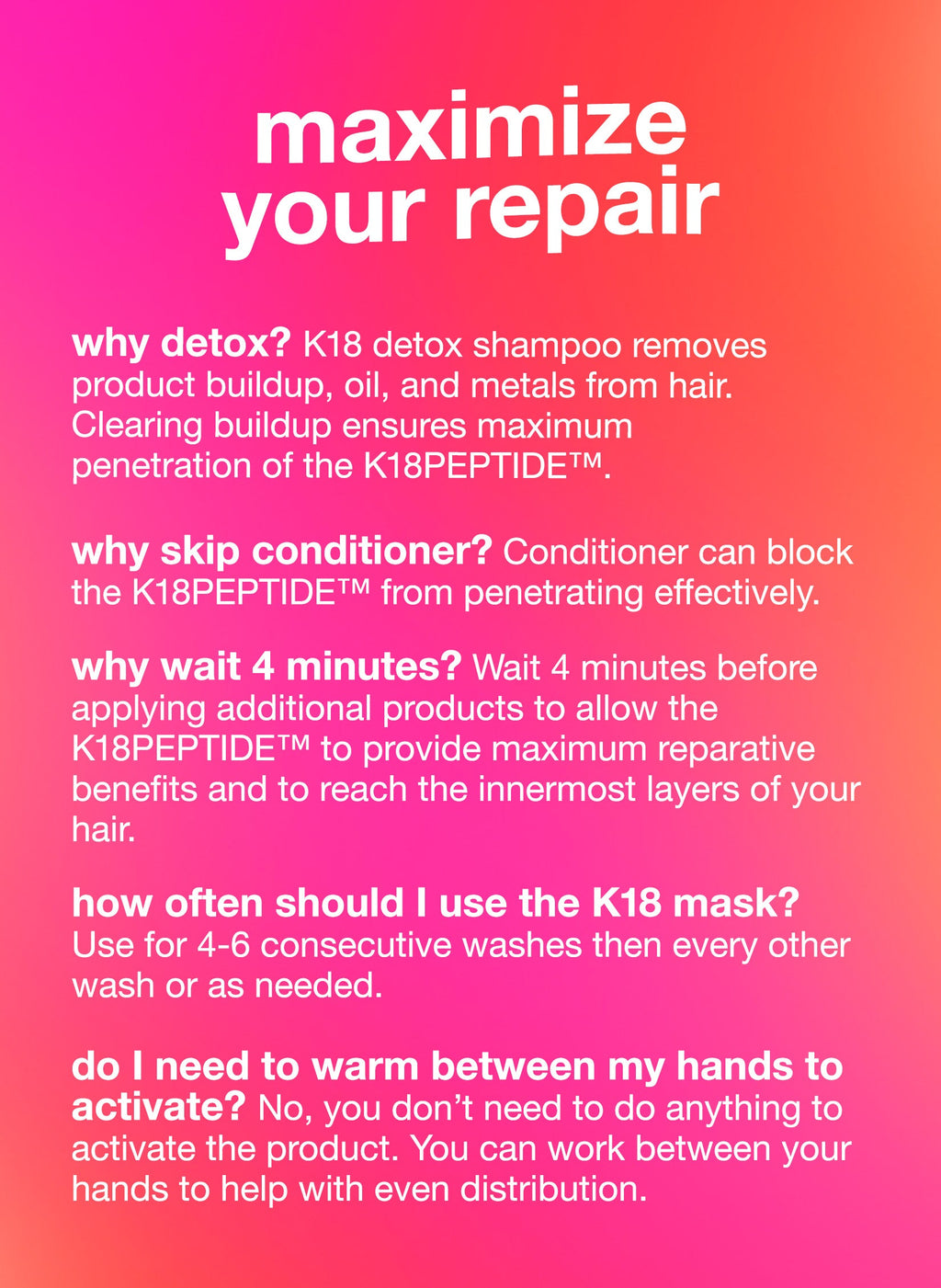 K18 Leave-in Molecular Repair Hair Mask