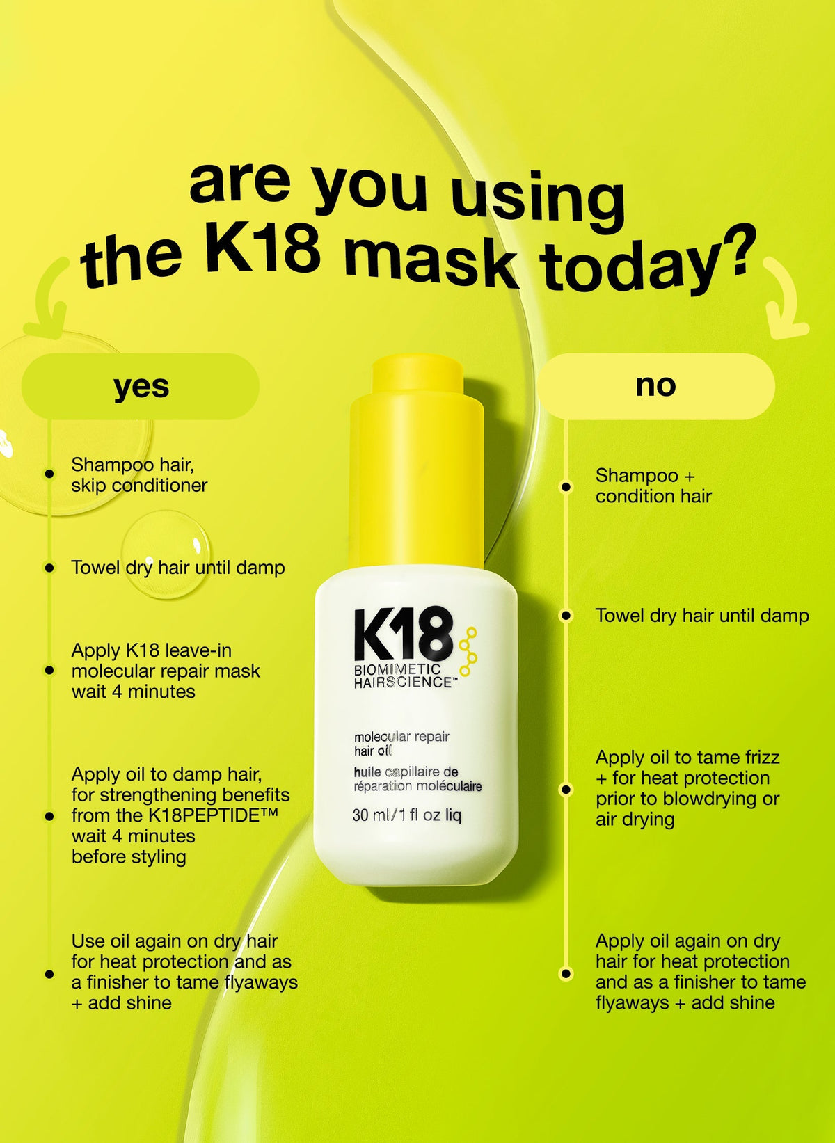 K18 Molecular Repair Hair Oil 30ml
