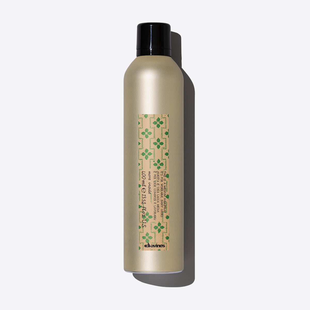 This is a Medium Hold Hair Spray