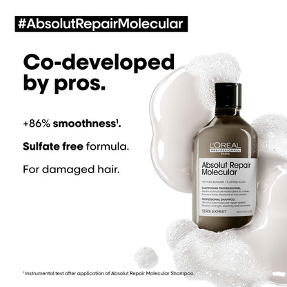 L'Oréal Absolut Repair Molecular Sulfate-Free Shampoo 300ml