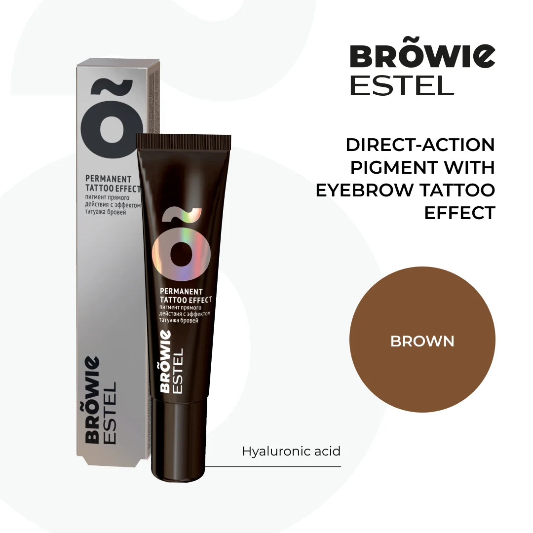 Estel Browie Brow Stain - Permanent Tattoo Effect