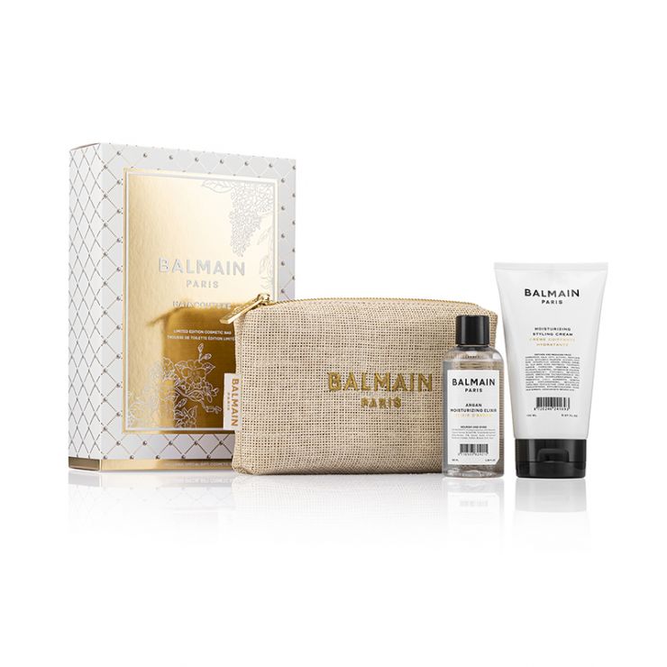 Limited Edition Raffia Cosmetic Bag Set