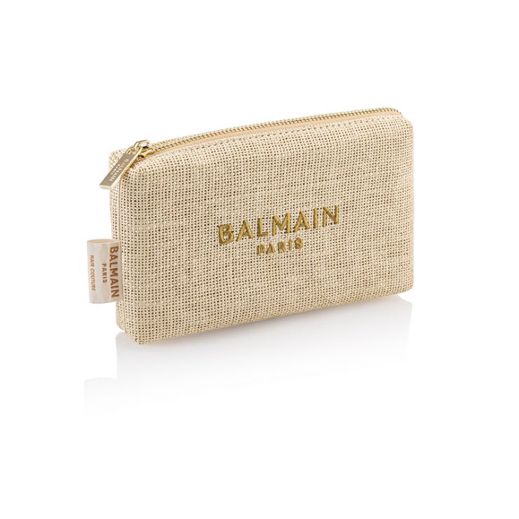 Limited Edition Raffia Cosmetic Bag Set