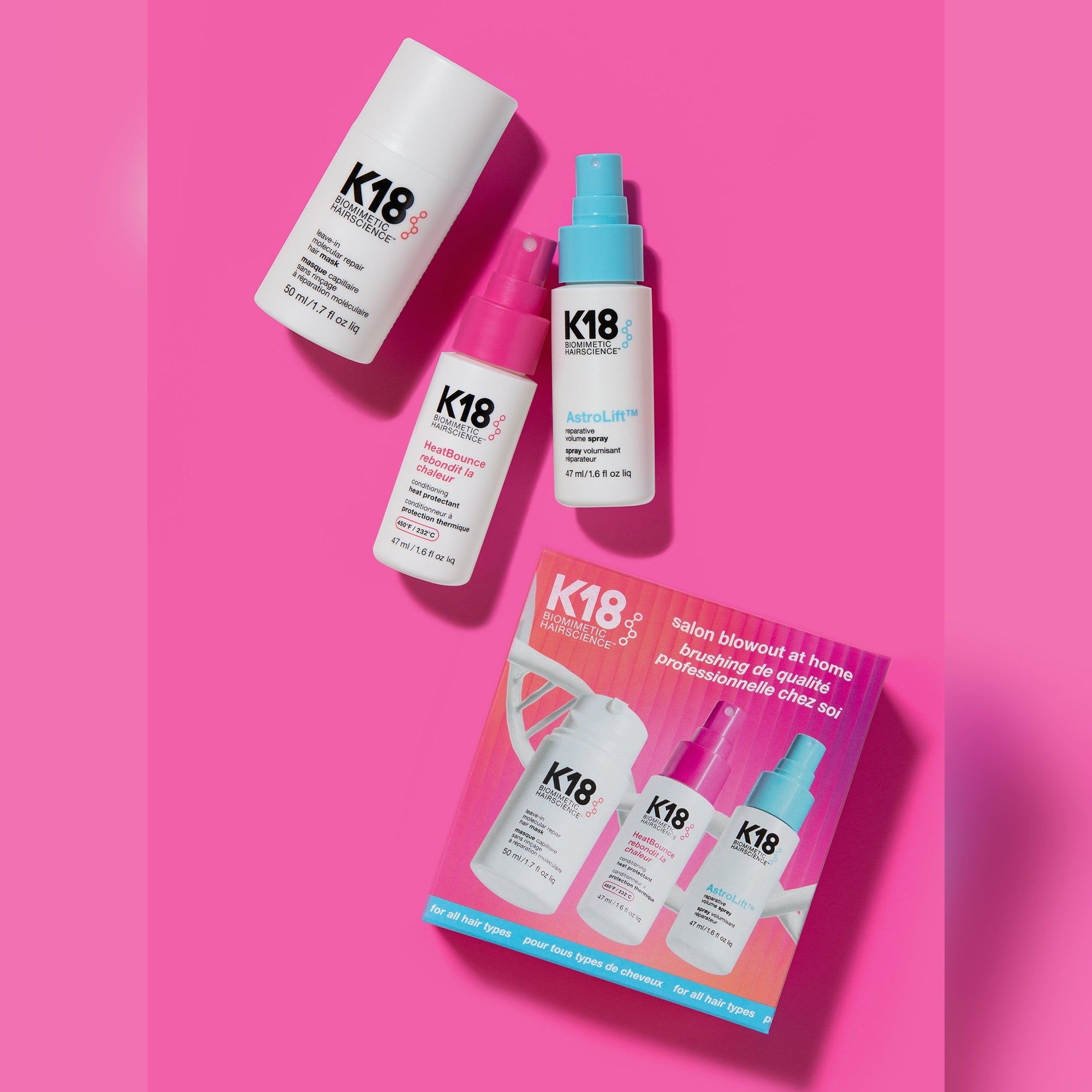 K18 Salon blowout at home Kit