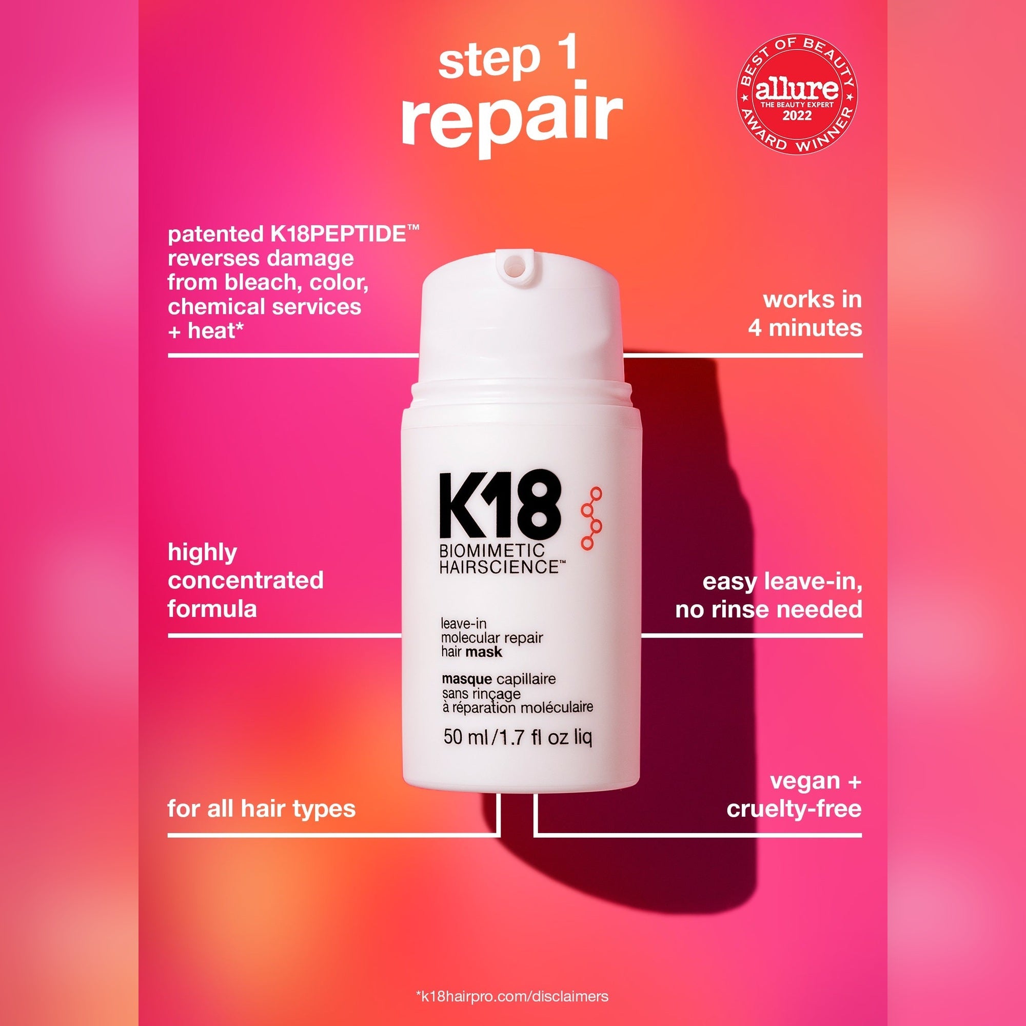 K18 Salon blowout at home Kit